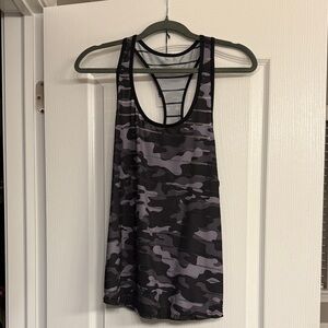Zyia black camo Havana Racerback Tank Top
